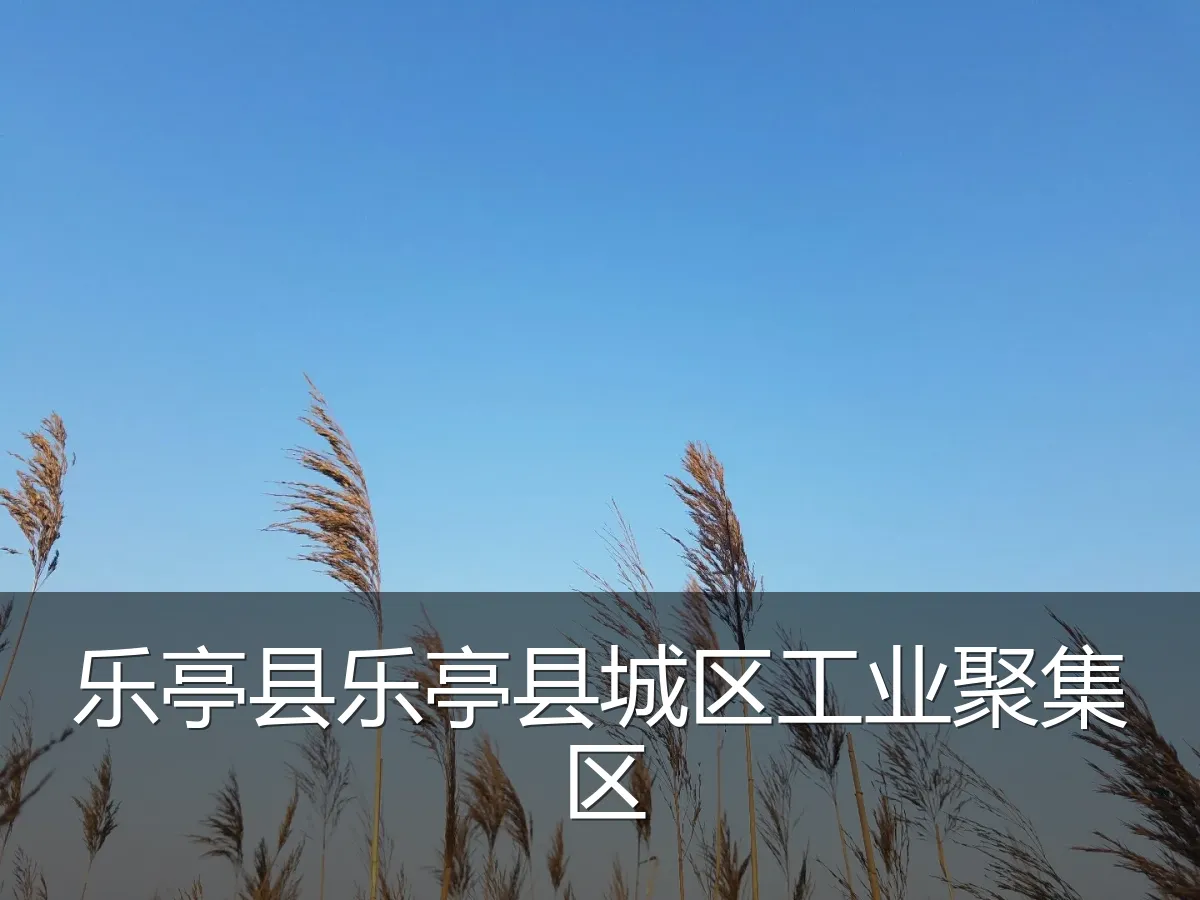 乐亭县乐亭县城区工业聚集区